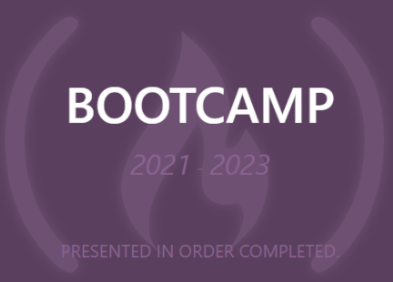 Bootcamp 2021 - 2023